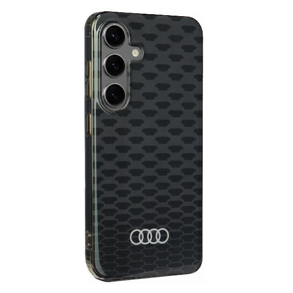 Audi IML Pattern MagSafe dėklas Samsung Galaxy S24 – juodas -- Samsung Galaxy S24