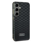 Audi IML Pattern MagSafe dėklas Samsung Galaxy S24 – juodas -- Samsung Galaxy S24