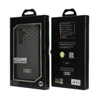 Audi IML Pattern MagSafe dėklas Samsung Galaxy S24 – juodas -- Samsung Galaxy S24