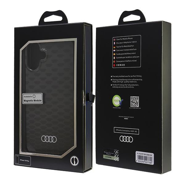 Audi MagSafe dėklas iPhone 16 Plus – juodas