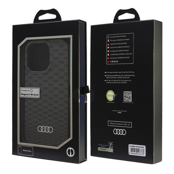 Audi MagSafe dėklas iPhone 16 Pro – juodas