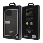 Audi MagSafe dėklas iPhone 16 Pro Max – juodas