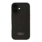 Audi silikoninis dėklas iPhone 16 6,1" – juodas