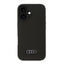 Audi silikoninis dėklas iPhone 16 6,1" – juodas