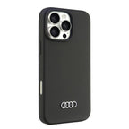 Audi silikoninis dėklas iPhone 16 Pro Max – juodas