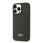Audi silikoninis dėklas iPhone 16 Pro Max – juodas