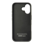 Audi Synthetic Leather dėklas iPhone 16 – juodas