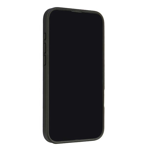 Audi Synthetic Leather dėklas iPhone 16 Plus – juodas