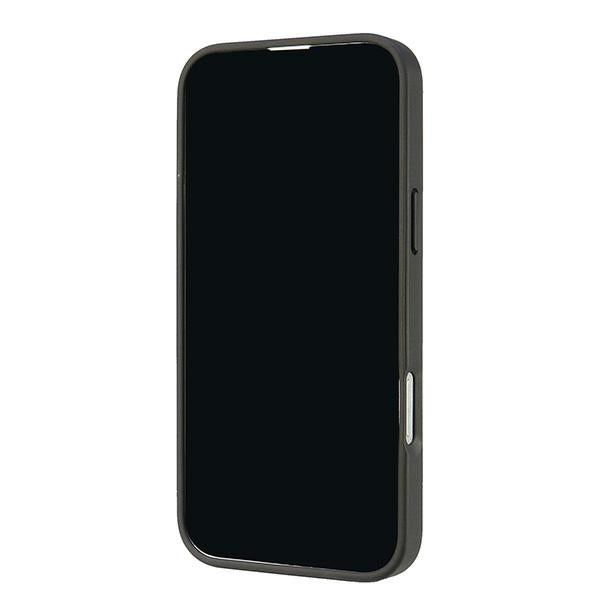 Audi Synthetic Leather dėklas iPhone 16 Pro Max – juodas