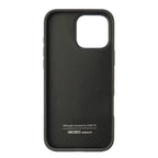 Audi Synthetic Leather dėklas iPhone 16 Pro Max – juodas