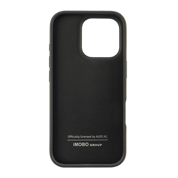 Audi Synthetic Leather dėklas iPhone 16 Pro – juodas