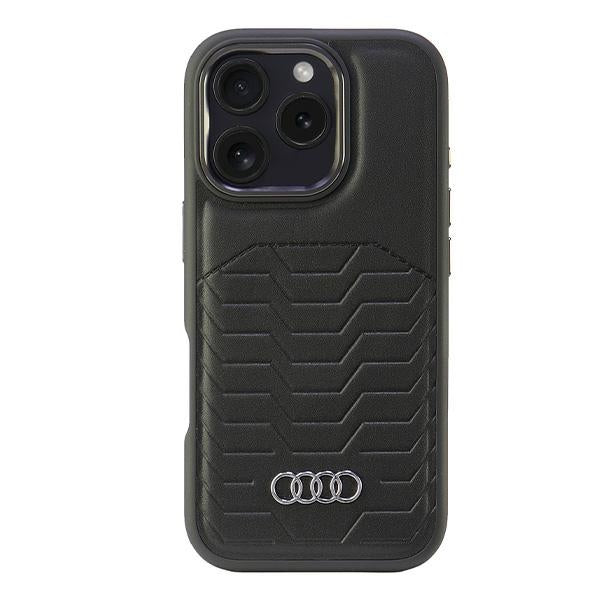Audi MagSafe dėklas iPhone 16 Pro 6.3" – juodas
