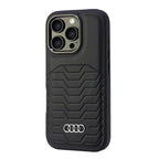 Audi MagSafe dėklas iPhone 16 Pro 6.3" – juodas