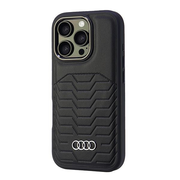 Audi MagSafe dėklas iPhone 16 Pro 6.3" – juodas