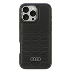 Audi MagSafe dėklas iPhone 16 Pro Max – juodas