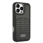 Audi MagSafe dėklas iPhone 16 Pro Max – juodas