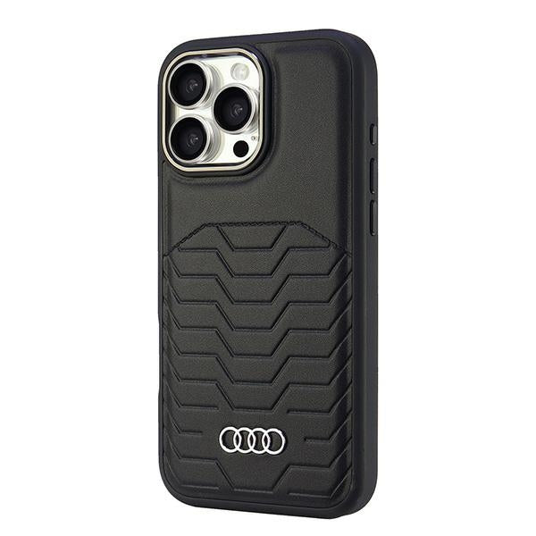 Audi MagSafe dėklas iPhone 16 Pro Max – juodas