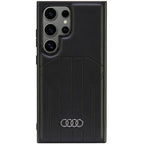 Audi sintetinės odos MagSafe dėklas Galaxy S24 Ultra – juodas