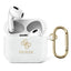 Guess dėklas AirPods 3 – skaidrus su blizgučiais
