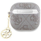 Guess GUA4G4GSMP AirPods 4 dėklas rožinis/rožinis 4G Charm Collection -- AirPods 4