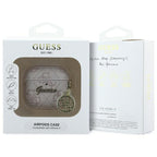 Guess GUA4G4GSMP AirPods 4 dėklas rožinis/rožinis 4G Charm Collection -- AirPods 4