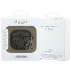 Guess GUA4G4GSMW AirPods 4 dėklas rudas 4G Charm Collection -- AirPods 4