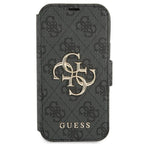 Guess atverčiamas dėklas iPhone 13 Pro Max – pilkas