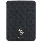 Guess GUFC11PM24PS4SGK iPad Pro 11" 2024 juoda/juoda magnetinė 4G Didelis logotipas