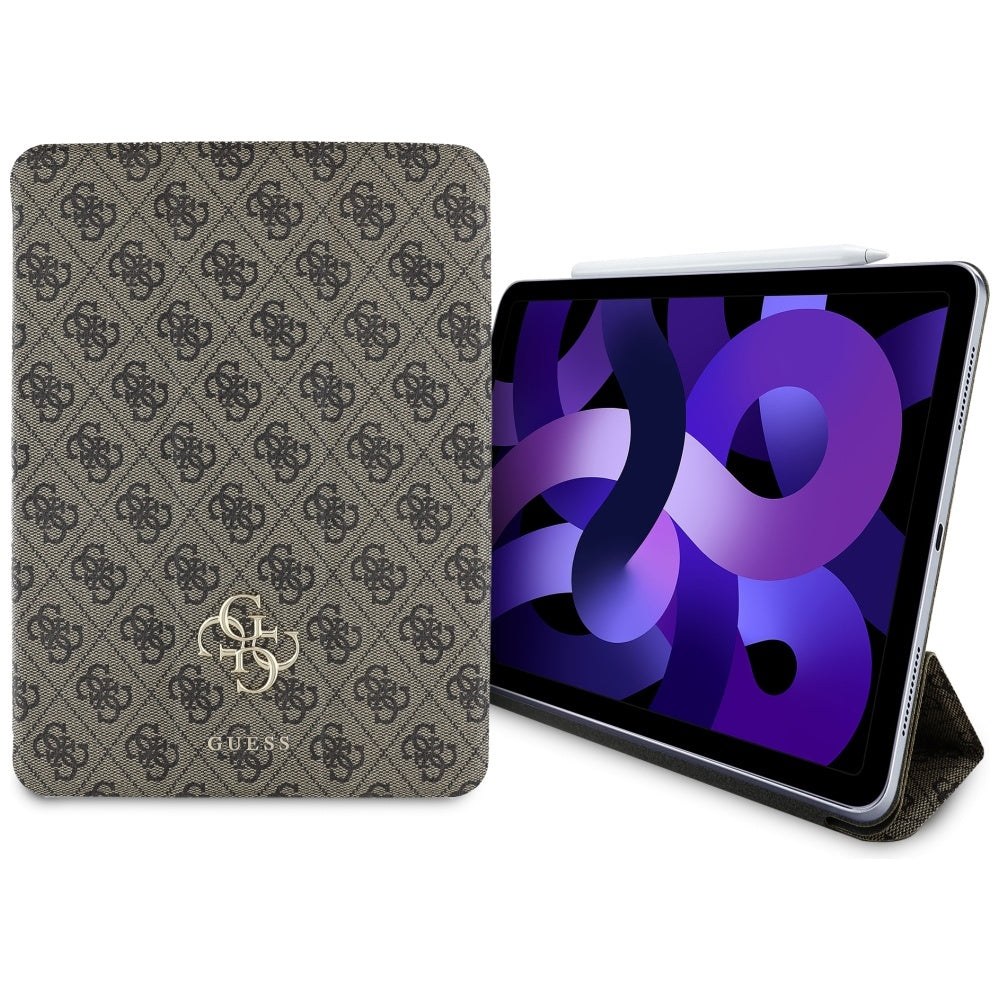 Guess GUFC11RM24PS4SGW iPad Air 11" 2024 rudas/rudas magnetinis 4G didelis logotipas
