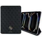 Guess GUFC13PM24PS4SGK iPad Pro 13" 2024 juoda/juoda magnetinė 4G Didelis logotipas