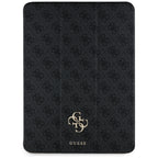 Guess GUFC13PM24PS4SGK iPad Pro 13" 2024 juoda/juoda magnetinė 4G Didelis logotipas