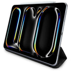 Guess GUFC13PM24PS4SGK iPad Pro 13" 2024 juoda/juoda magnetinė 4G Didelis logotipas