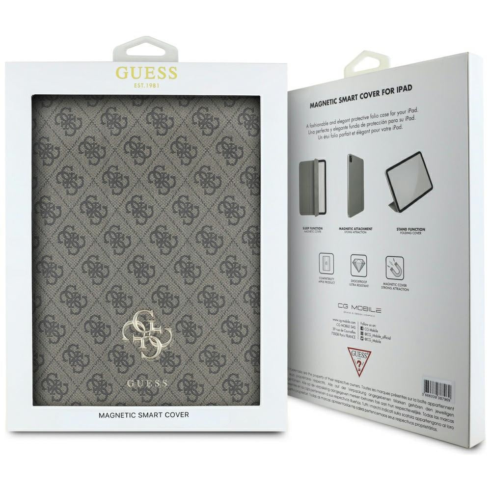 Guess GUFC13PM24PS4SGW iPad Pro 13" 2024 rudas magnetinis 4G didelis logotipas
