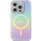 Guess MagSafe dėklas iPhone 15 Pro Max – violetinis