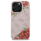 Guess MagSafe dėklas iPhone 16 Pro – rožinis