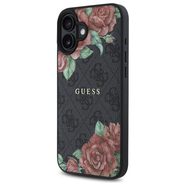 Guess MagSafe dėklas iPhone 16 6.1 – juodas -- iPhone 16
