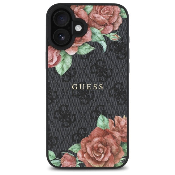 Guess MagSafe dėklas iPhone 16 6.1 – juodas -- iPhone 16