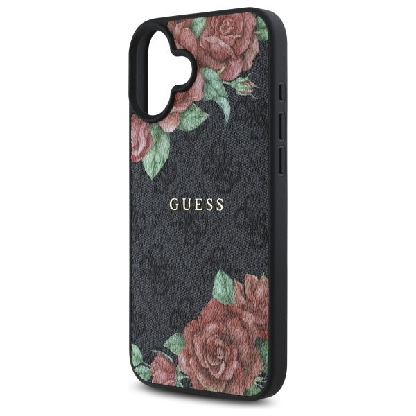 Guess MagSafe dėklas iPhone 16 6.1 – juodas -- iPhone 16