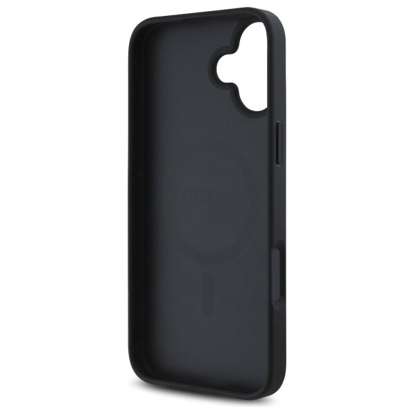 Guess MagSafe dėklas iPhone 16 6.1 – juodas -- iPhone 16