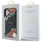 Guess MagSafe dėklas iPhone 16 6.1 – juodas -- iPhone 16