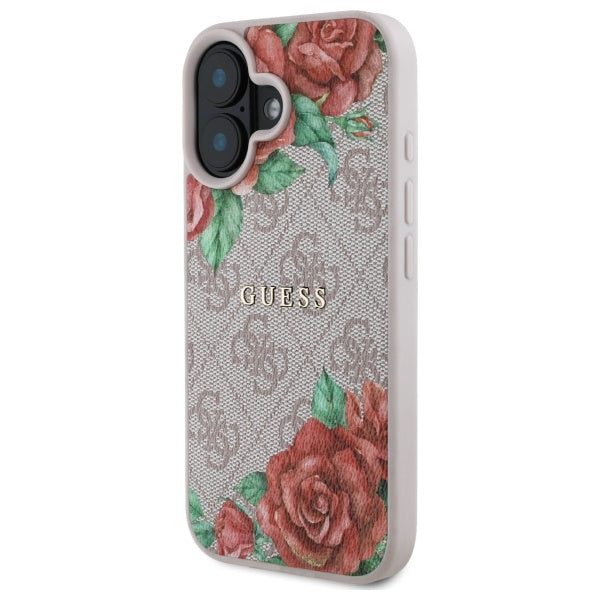 Guess MagSafe dėklas iPhone 16 6.1 – rožinis