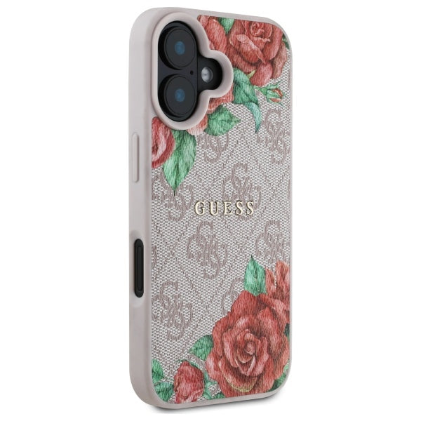 Guess MagSafe dėklas iPhone 16 6.1 – rožinis