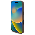 Guess MagSafe dėklas iPhone 16 6,1" – rudas, gėlės