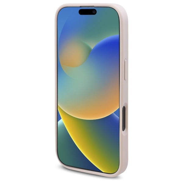 Guess 4G Flowers MagSafe dėklas iPhone 16 Pro Max – rožinis