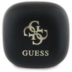 Guess Bluetooth ausinės GUTWSJ144ESK TWS + prijungimo stotelė juoda/juoda Iridescent 4G spausdintas logotipas