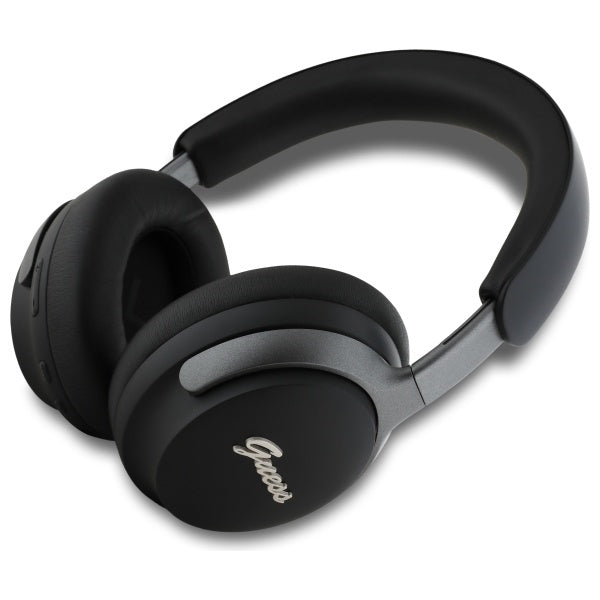 Guess Bluetooth ANC ausinės GUBHC22PSFCSMK Black Metal Script logotipas