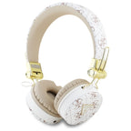 Guess Bluetooth ENC GUBH70E4PTMH ant ausinių baltos 4G trikampio apvalios formos ausinės