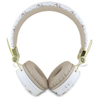 Guess Bluetooth ENC GUBH70E4PTMH ant ausinių baltos 4G trikampio apvalios formos ausinės