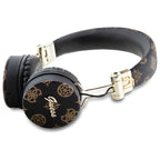 Guess Bluetooth ENC GUBH70EPOSMK ant ausinės juodos/juodos Peony Script Round Shape