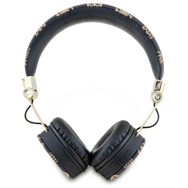 Guess Bluetooth ENC GUBH70EPOSMK ant ausinės juodos/juodos Peony Script Round Shape